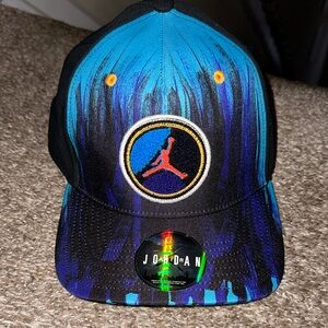 Air Jordan Aqua 8 Jumpman Hat SnapBack